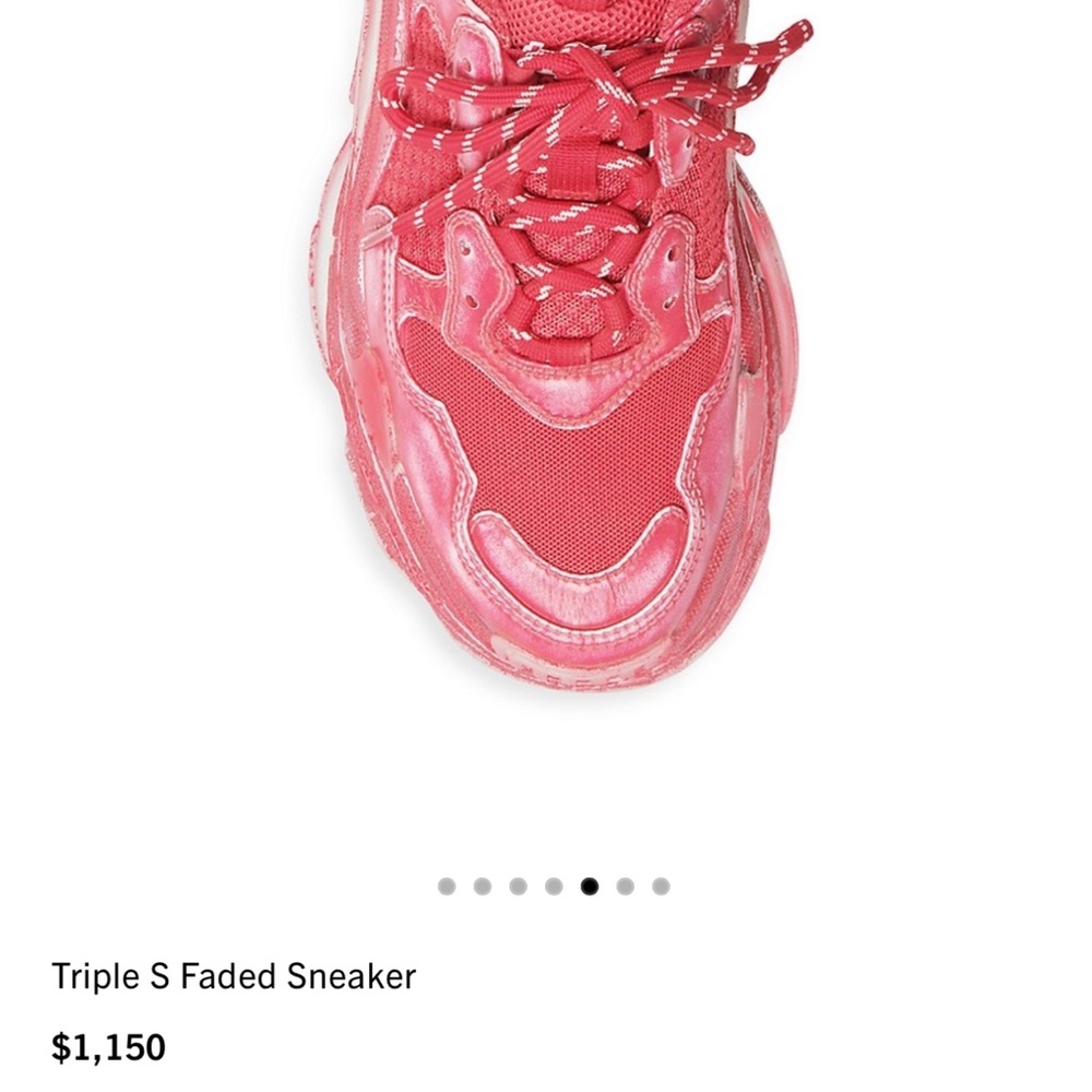 Balenciaga Triple S Dark Red sneakers - Picture 7 of 10
